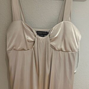 Rampage Silver  Satin Dress